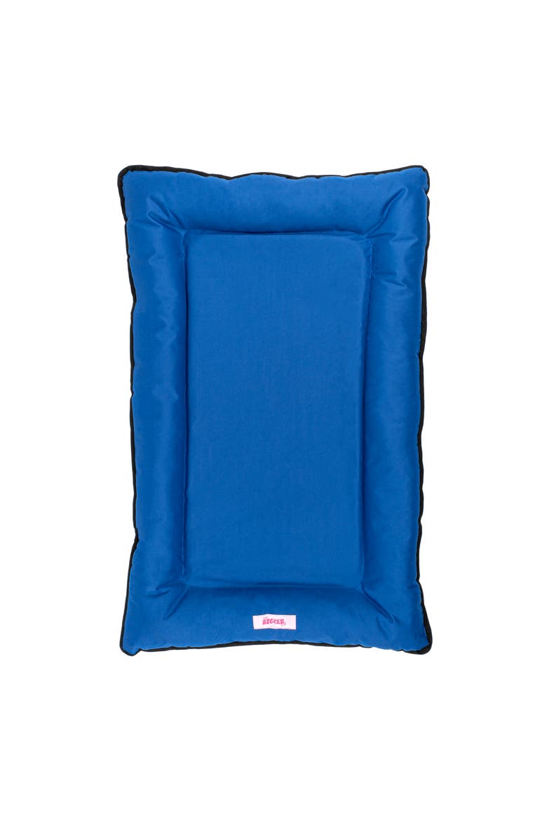Archie Traditional Oxford Waterproof Indoor/Outdoor Hand-Washable Memory Foam Camping Pet Bed, Alternate, color, Blue