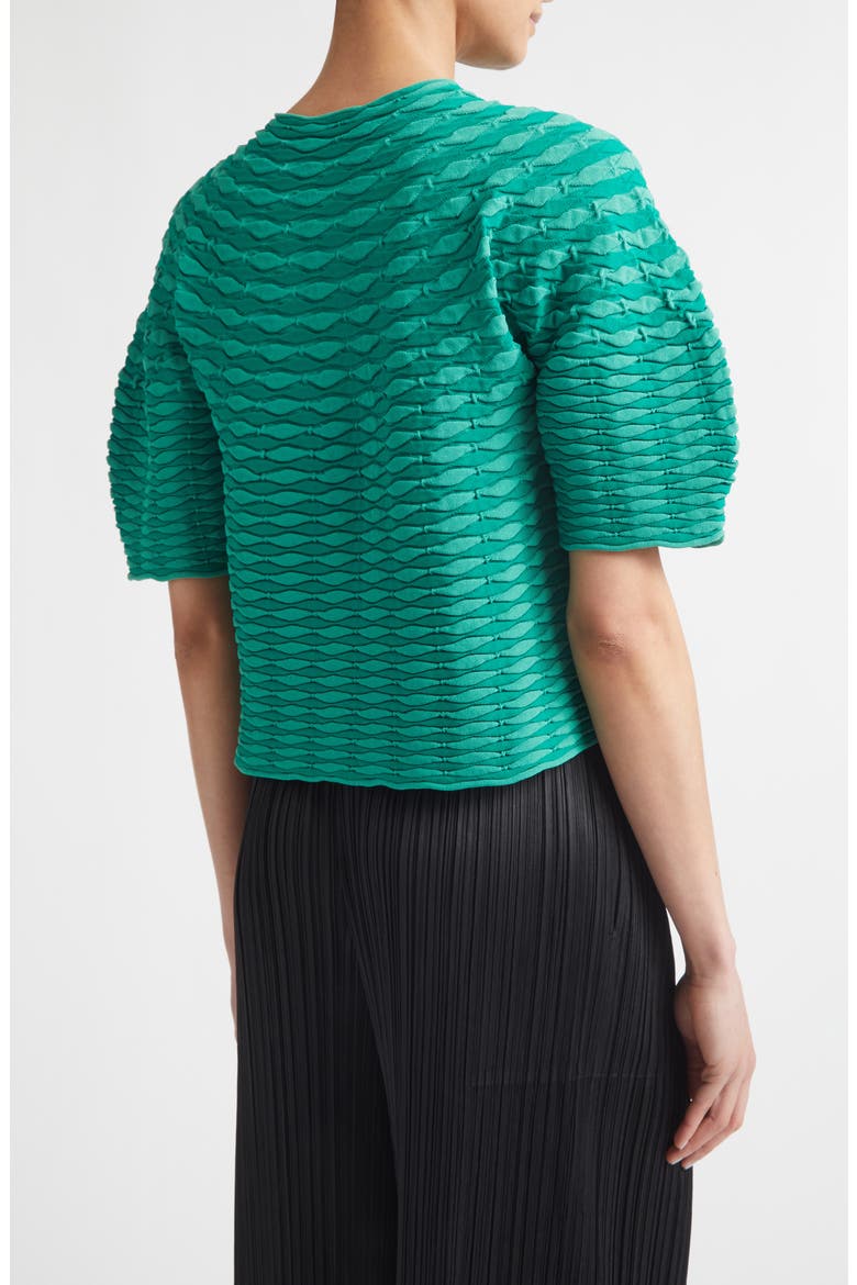 Colorful Mushroom Knit Top, Alternate, color, GRASS GREEN
