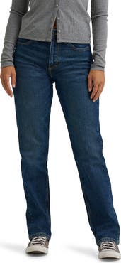 Lee Rider Classic High Waist Straight Leg Jeans