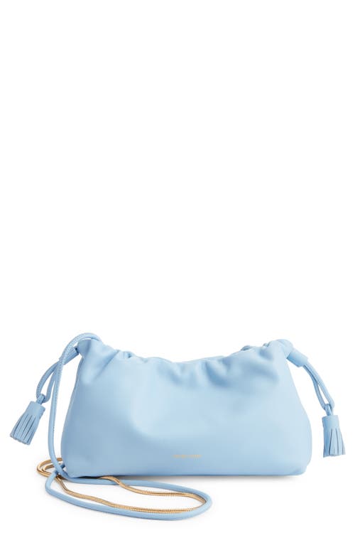 Veronica Beard Small Stash Leather Drawstring Clutch