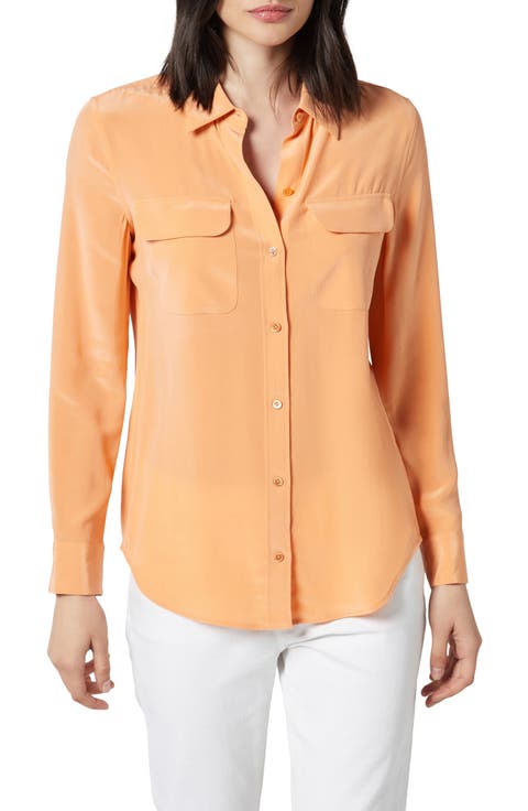Signature Silk Button-Up Shirt