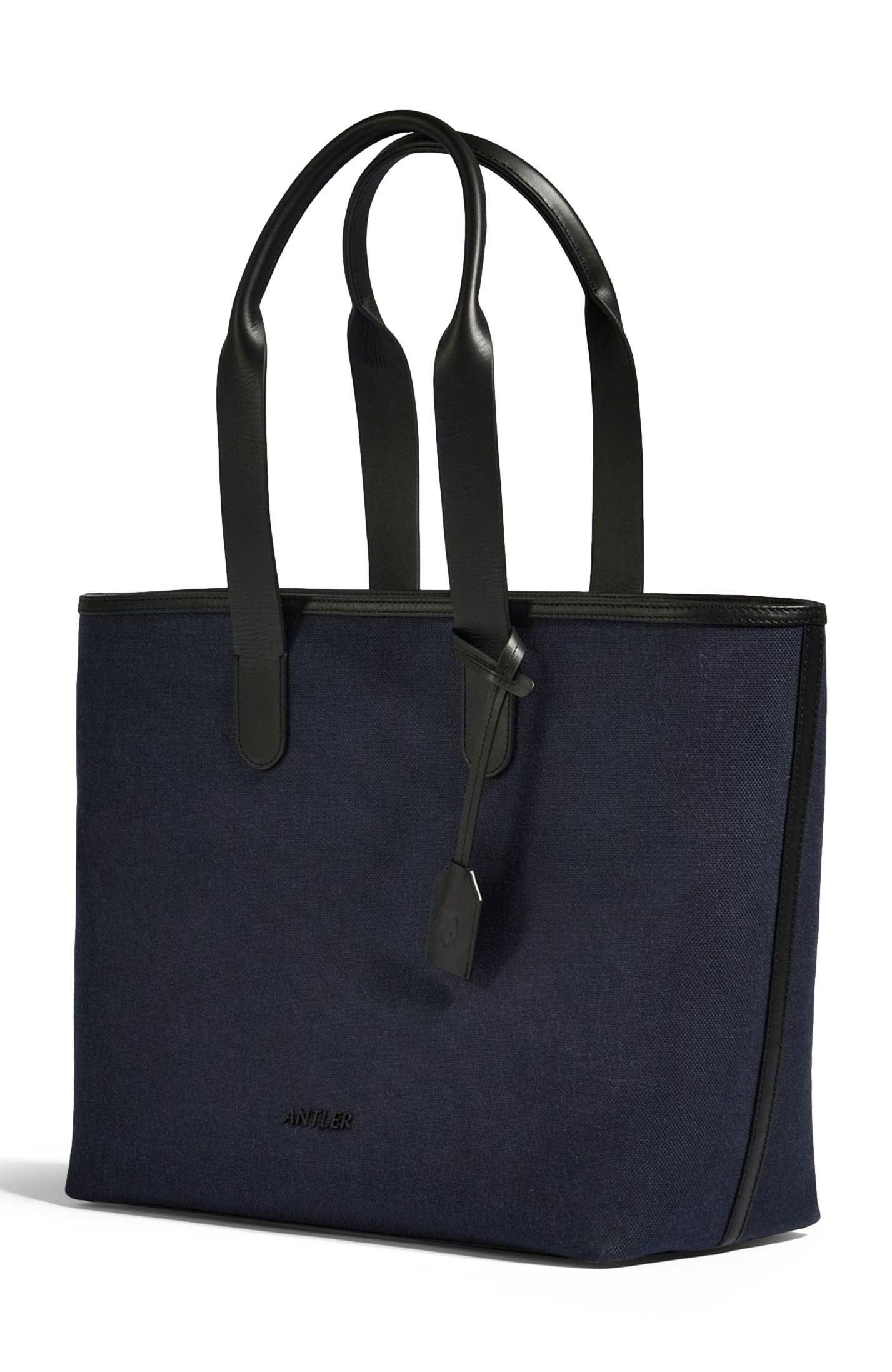 Heritage Tote Bag in Navy, Alternate, color, Navy