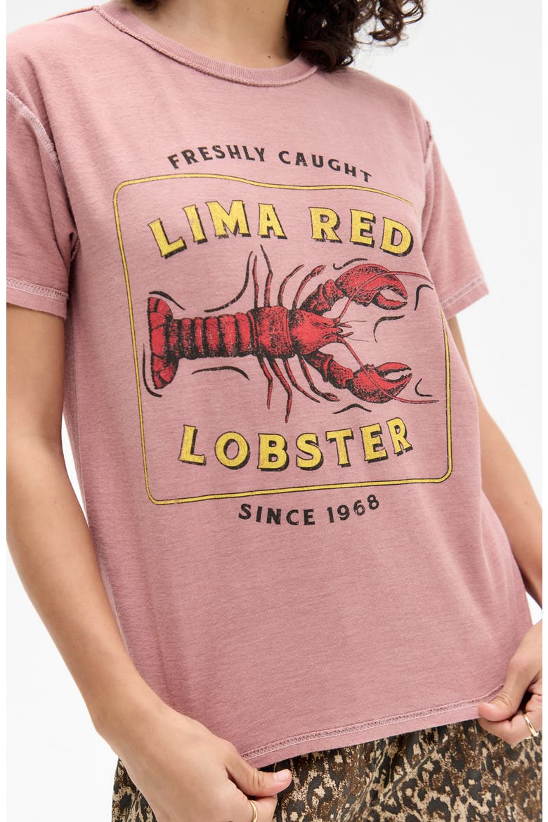 Lobster Graphic Baby T-Shirt, Alternate, color, PINK