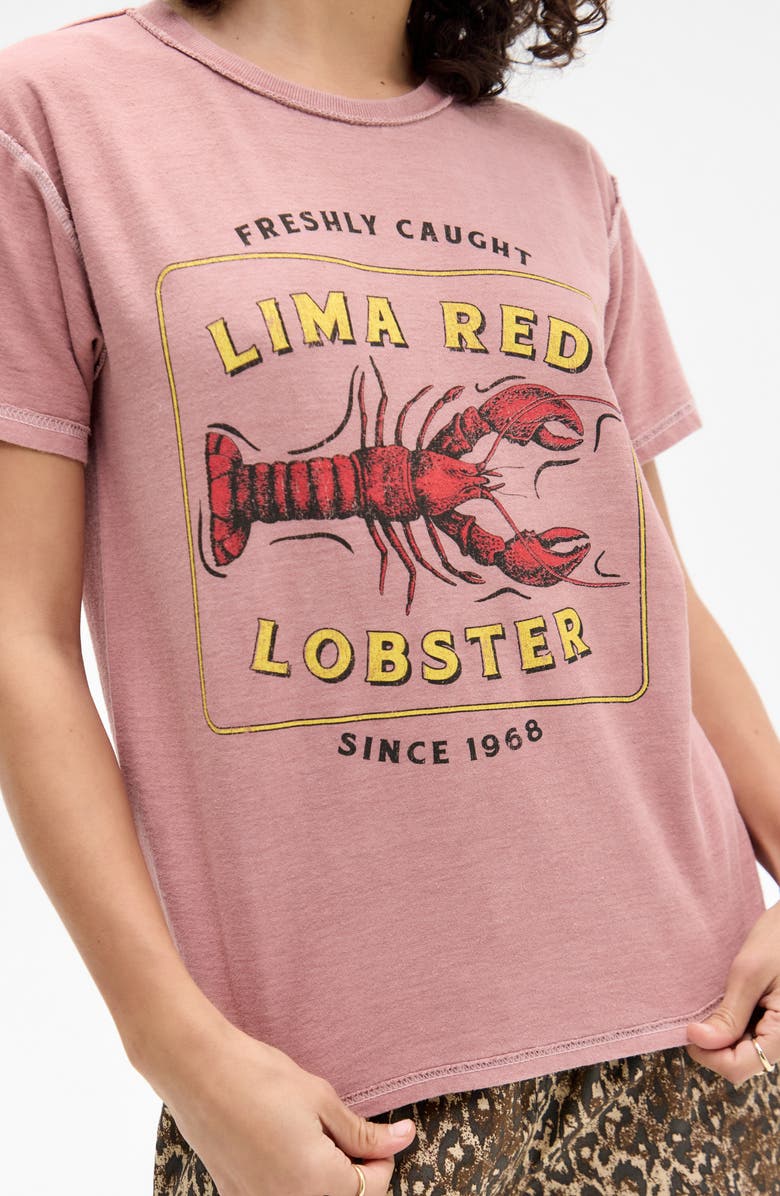 BDG Urban Outfitters Lobster Graphic Baby T-Shirt, Alternate, color, Pink