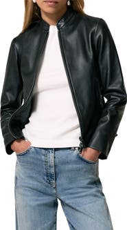 Reiss Allie Leather Jacket