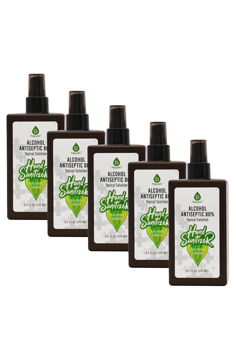 Moisturizing Hand Sanitizer 80% Alcohol, Main, color, Brown