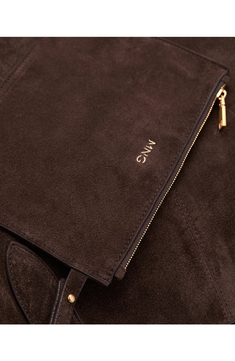 MANGO Suede Shopper Bag, Alternate, color,