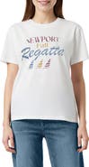 Wildfox Ryan Newport Regatta Graphic T-Shirt