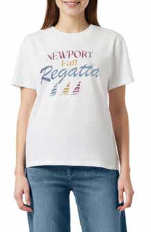Wildfox Ryan Newport Regatta Graphic T-Shirt