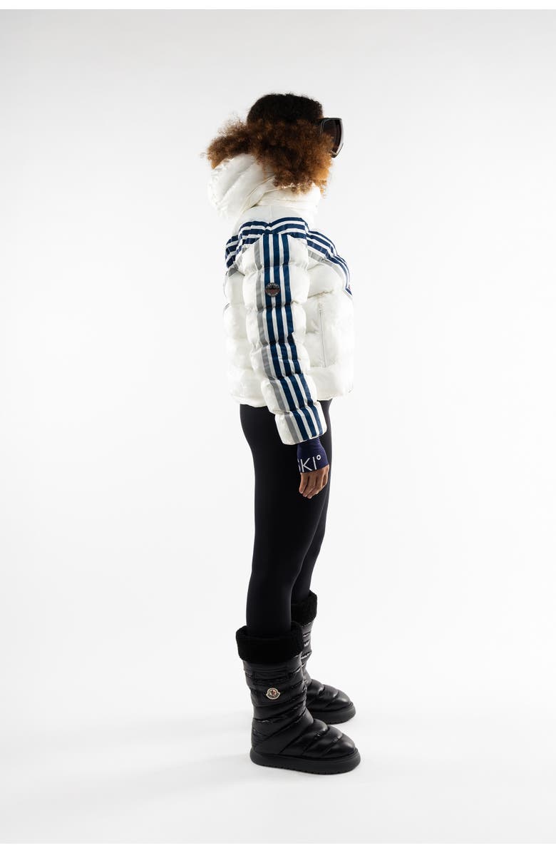 Malibu Ski Club Monogram Mountains Jacket, Alternate, color, White