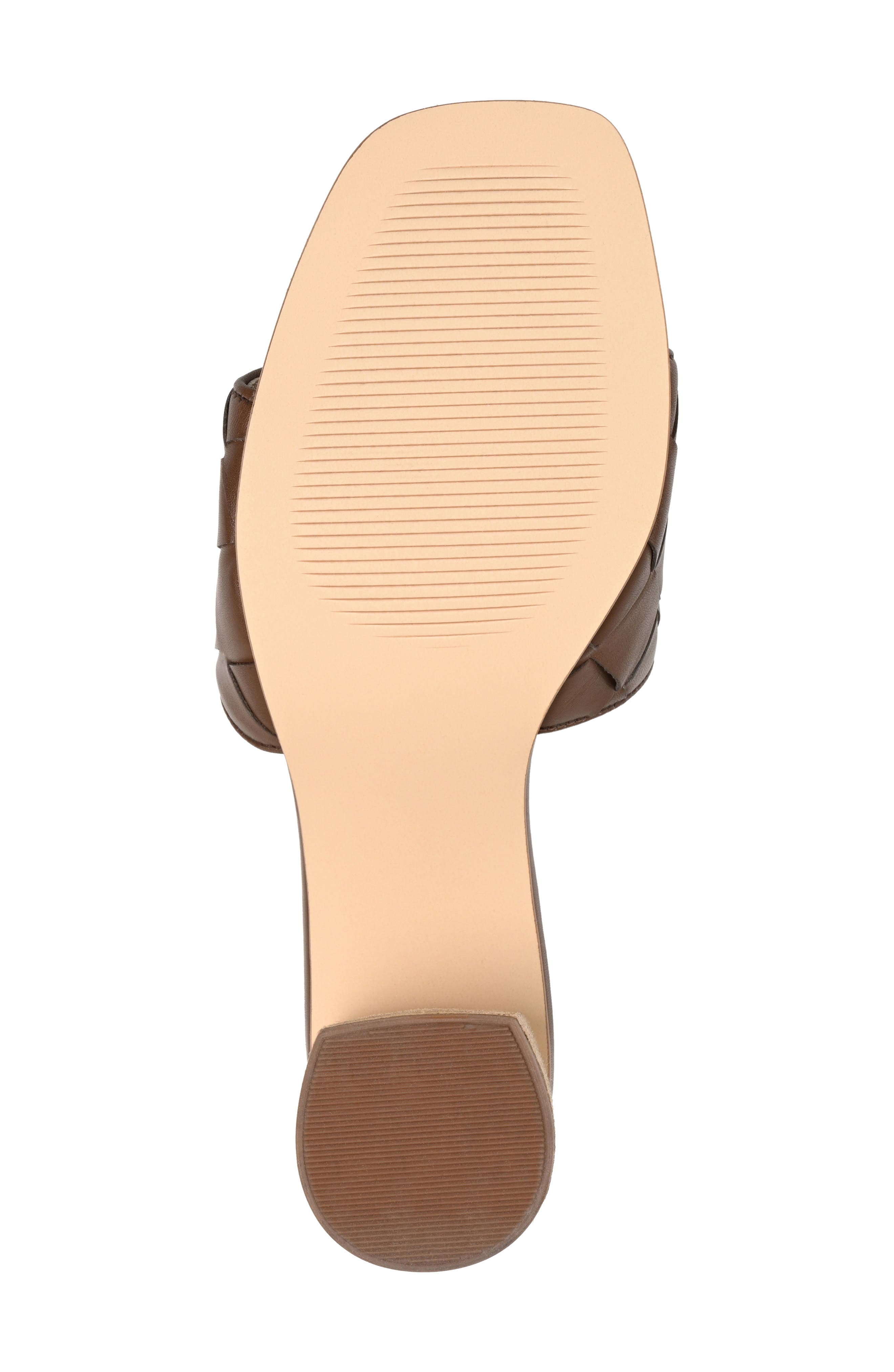 Kellee Woven Leather Sandal, Alternate, color, BROWN