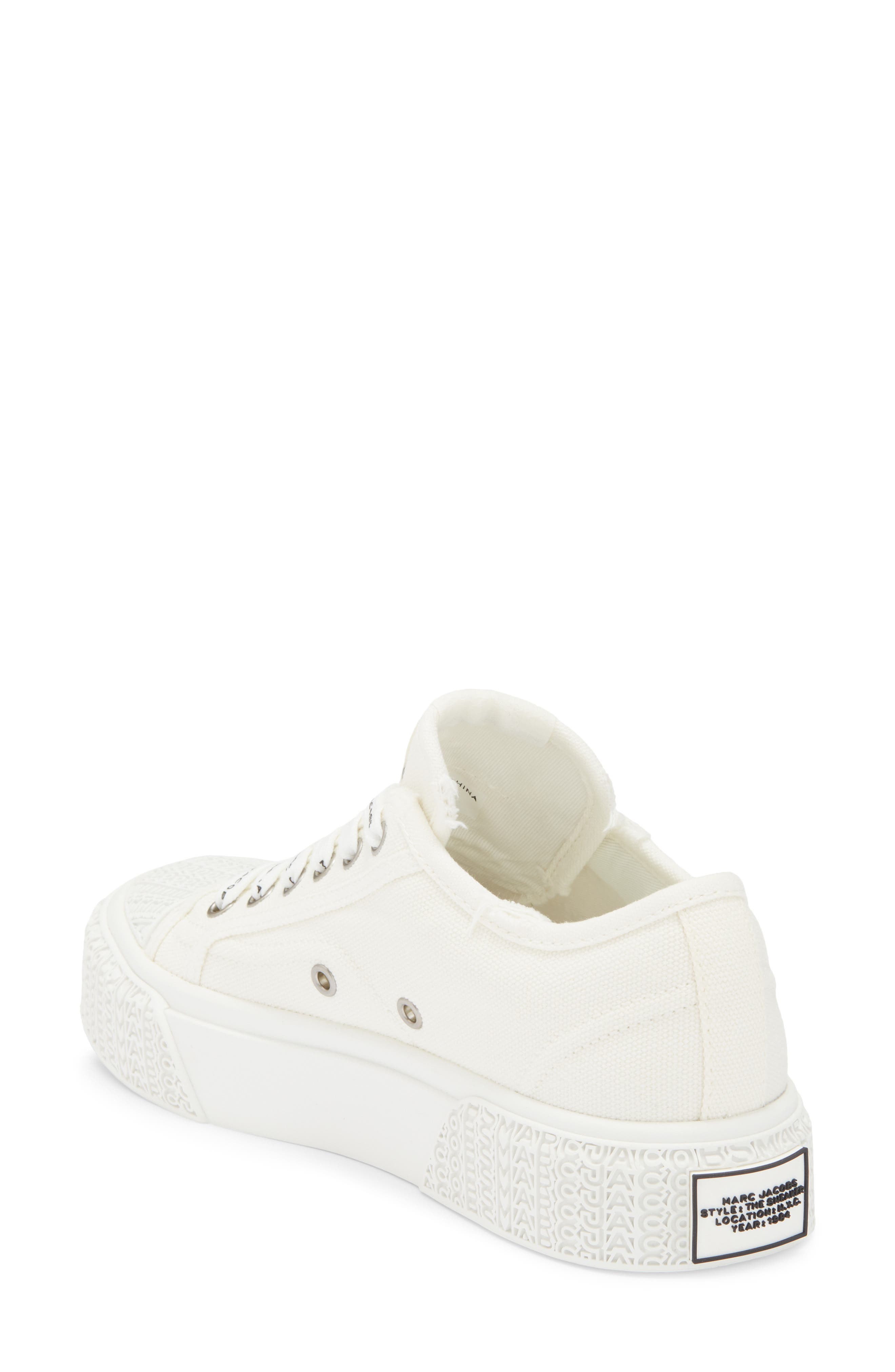Marc Jacobs The Sneaker, Alternate, color, White/ Black