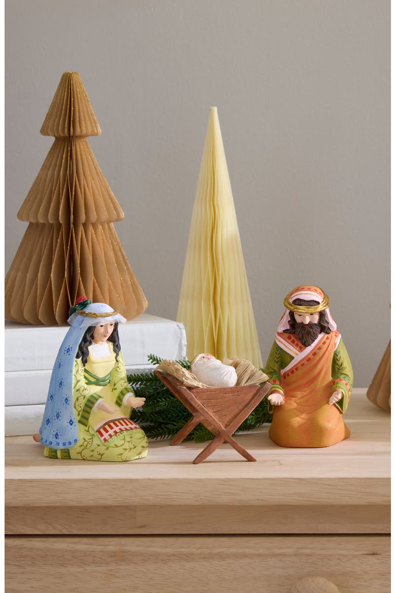 Patience Brewster 4-Piece Nativity Set, Alternate, color, MULTI