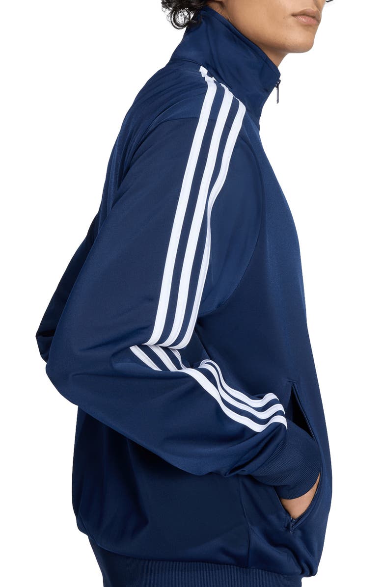 adidas Firebird Recycled Polyester Track Jacket, Alternate, color, Night Indigo