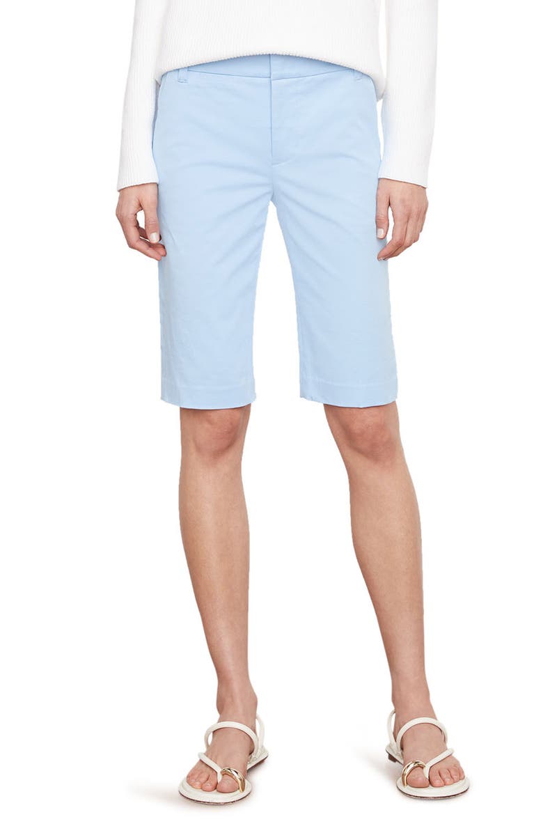 Vince Coin Pocket Stretch Cotton Berumuda Shorts, Main, color, 