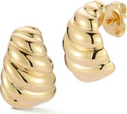 GLAZE JEWELRY Croissant Huggie Hoop Earrings