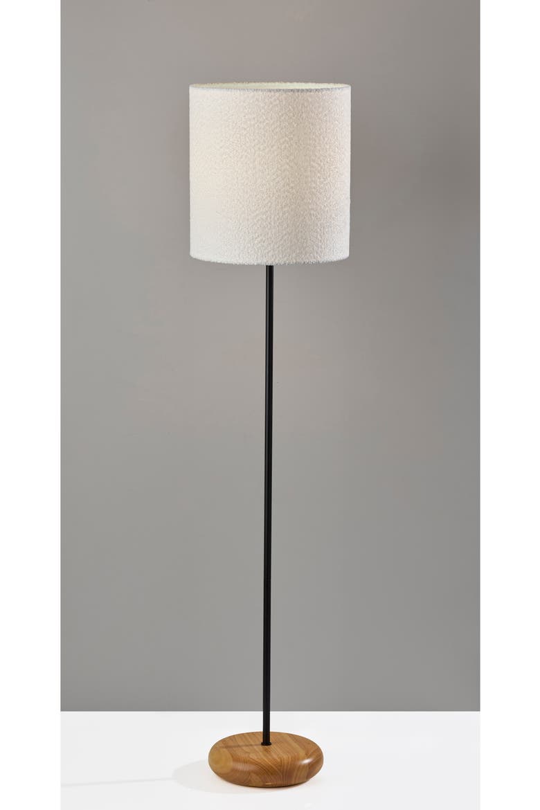 Brielle Floor Lamp, Alternate, color, BLACK