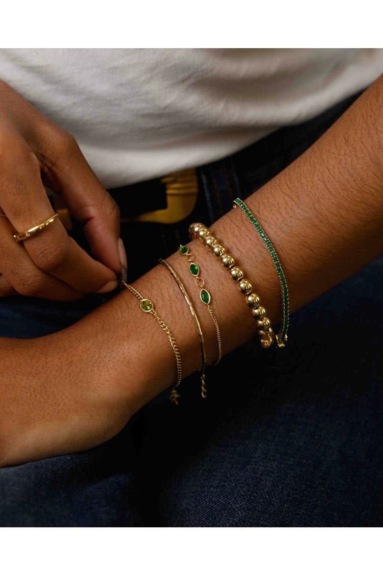 Emerald Everyday Tennis Bracelet, Alternate, color, Emerald