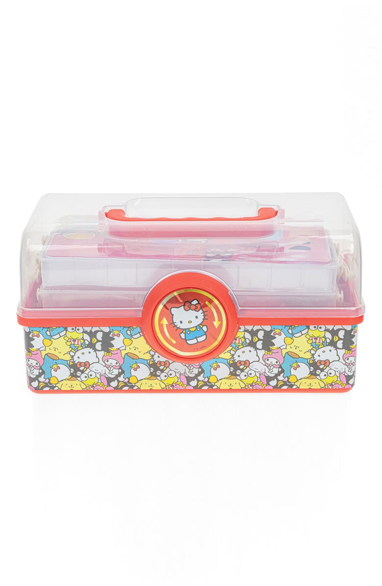 TOWNLEYGIRL Hello Kitty On-the-Go 20-Piece Assorted Cosmetic Kit, Alternate, color, Red