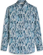 Bugatchi Julian Shaped Fit Stretch Cotton Button-Up Shirt