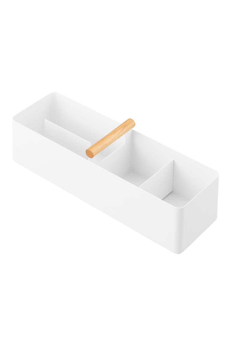 Slim Storage Box, Main, color, WHITE