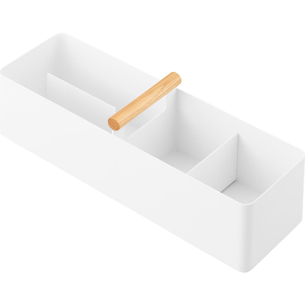 Yamazaki Slim Storage Box In White