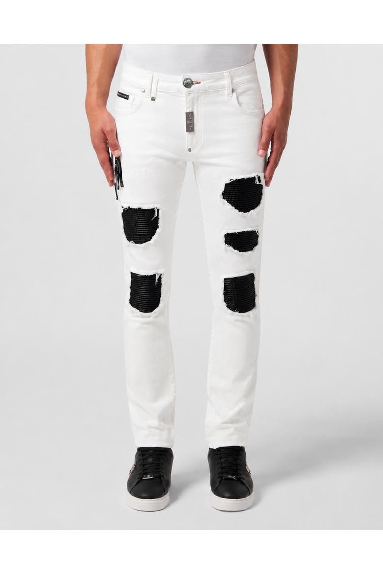 Rock Star Fit Jeans Basic Men, Main, color, SummerSnow