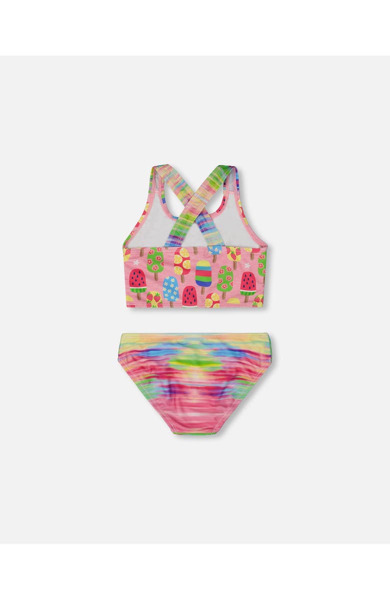 Deux par Deux Little Girl's Printed Two-Piece Swimsuit Multicolored, Alternate, color,