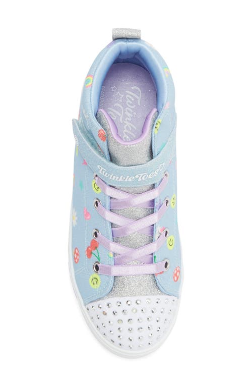 Skechers Kids' Heart Steps Twinkle Toes Sneaker In Blue