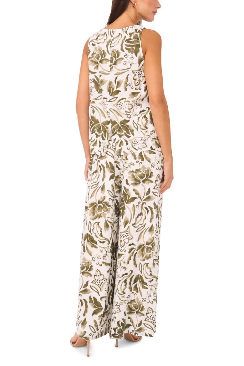 Floral Tank, Alternate, color, OLIVE MIST