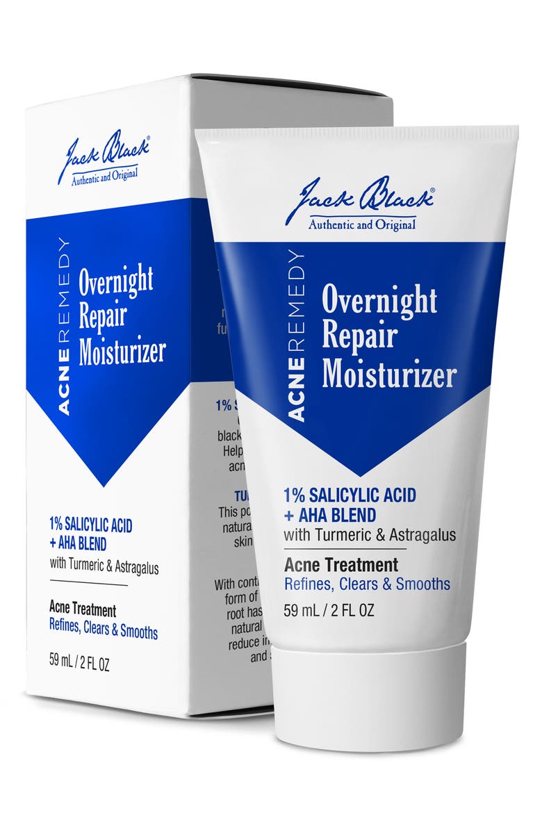 Jack Black Acne Remedy Overnight Repair Moisturizer, Main, color, 