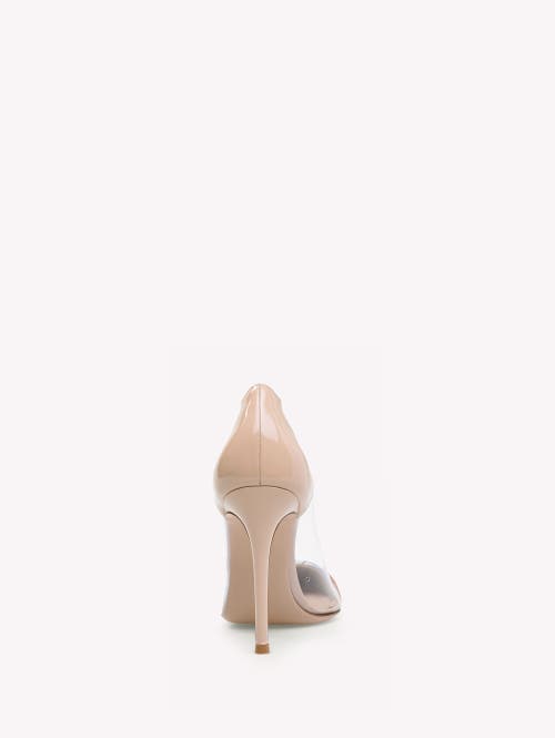 Shop Gianvito Rossi Plexi Pumps In Beige