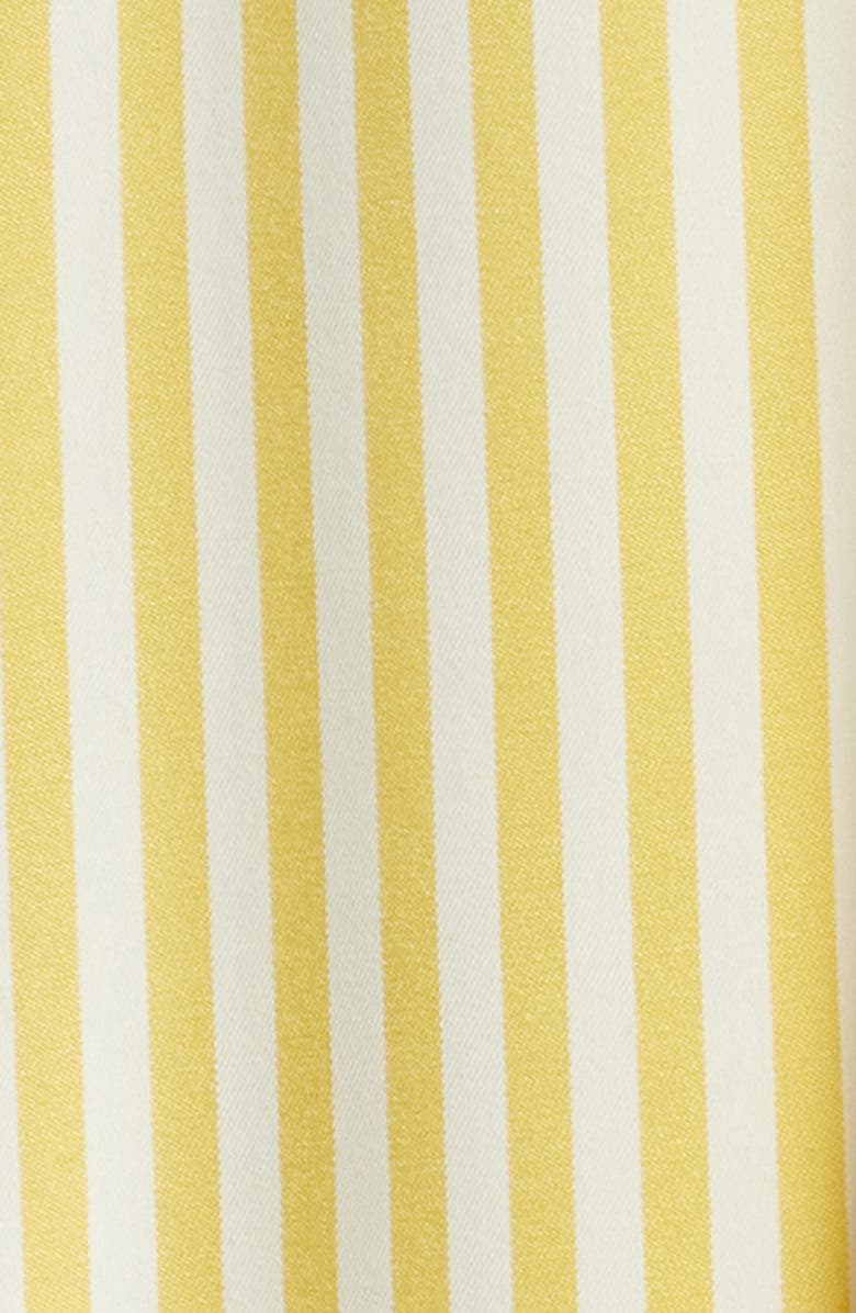 Tahari ASL Stripe Tie Waist Poplin Midi Shirtdress, Alternate, color,