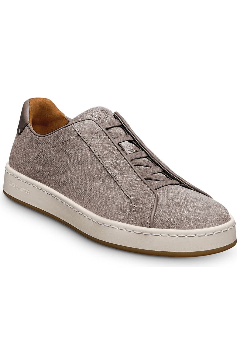 Allen Edmonds Banks Laceless Saffiano Leather Slip-On Sneaker, Main, color,