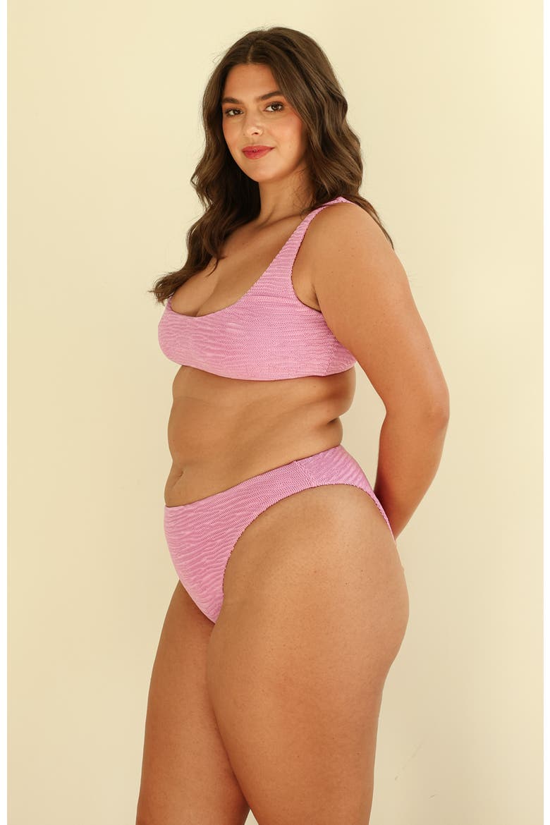 Seashore Cheeky Bikini Bottom, Alternate, color, Bloom