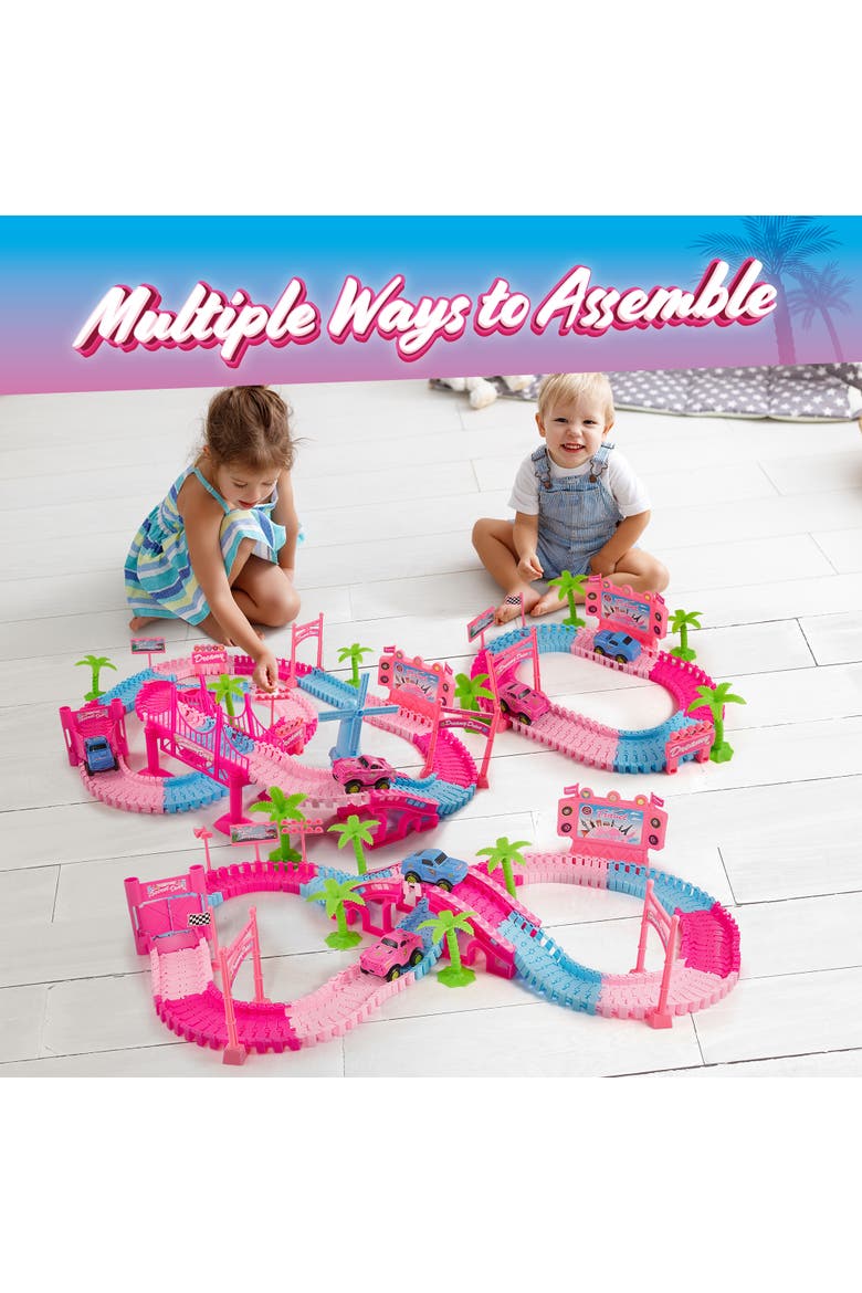 Pink Paradise Adventure Tracks 225 Piece, Alternate, color, Multi Color
