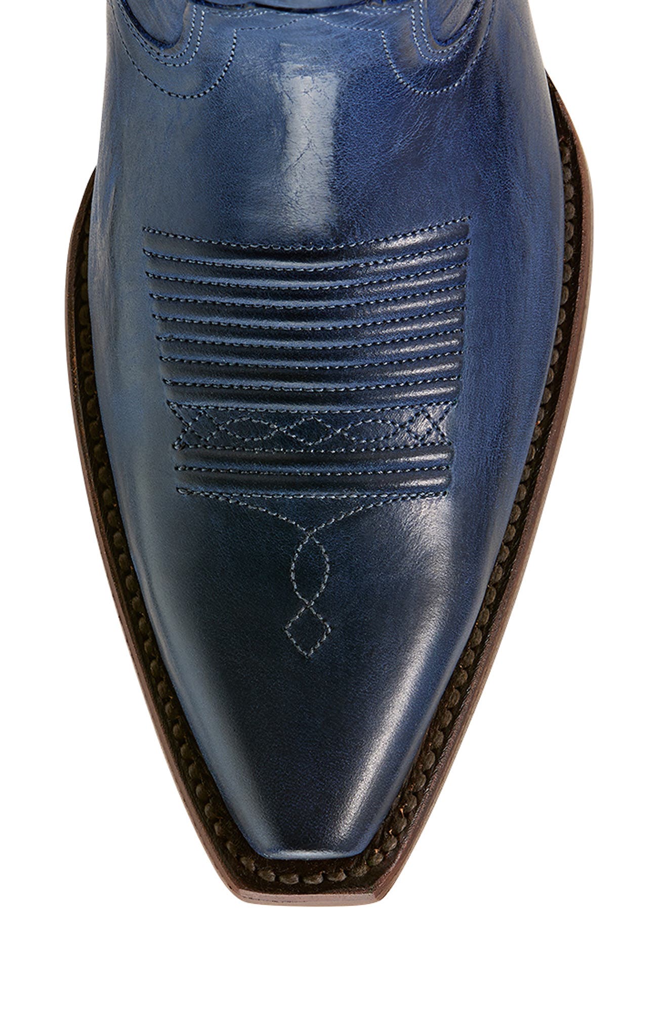 Ellamore X Toe Western Boot, Alternate, color, ROYAL COBALT