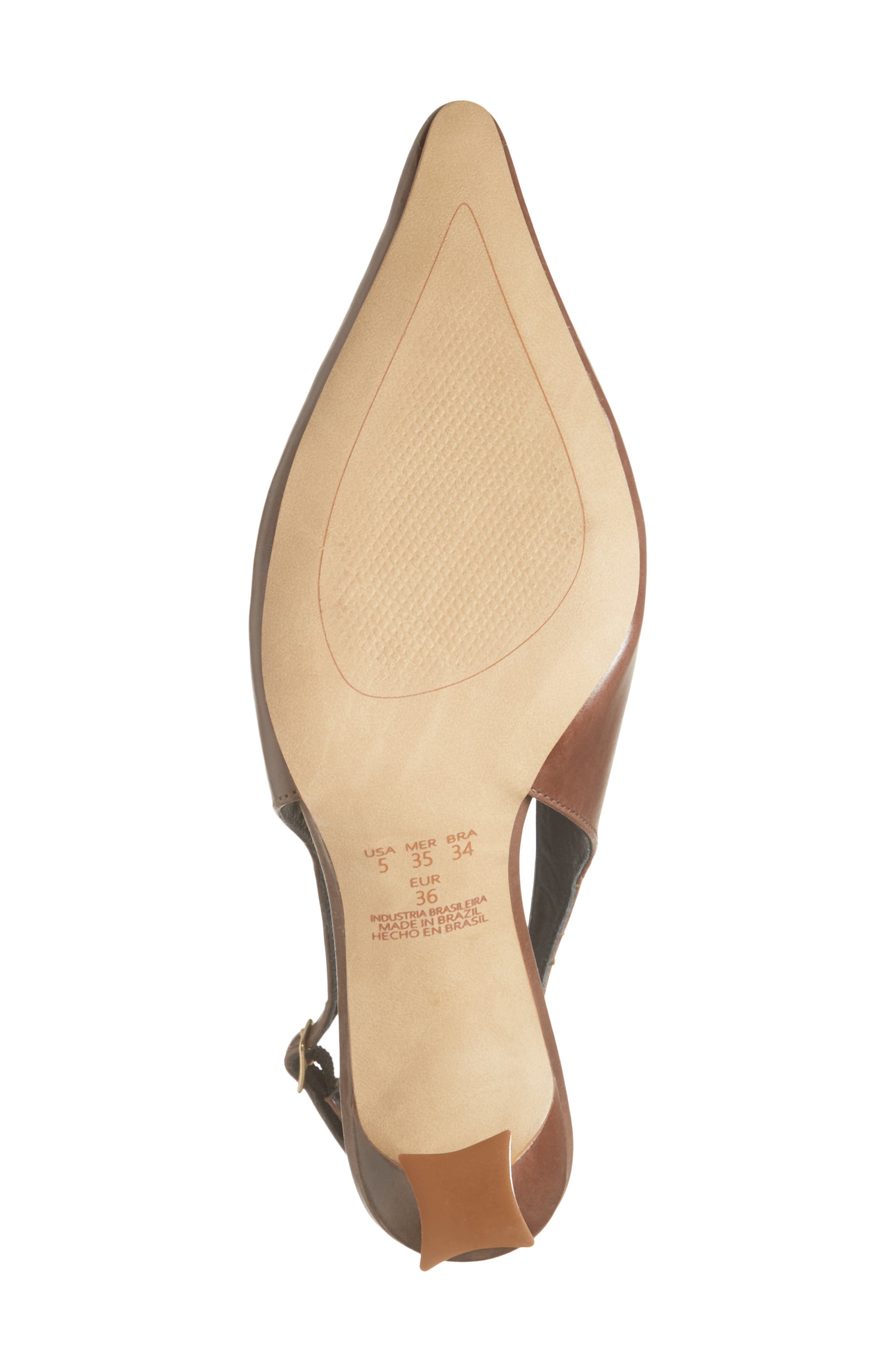 KOKO + PALENKI Penn Slingback Pump, Alternate, color, Brown Leather