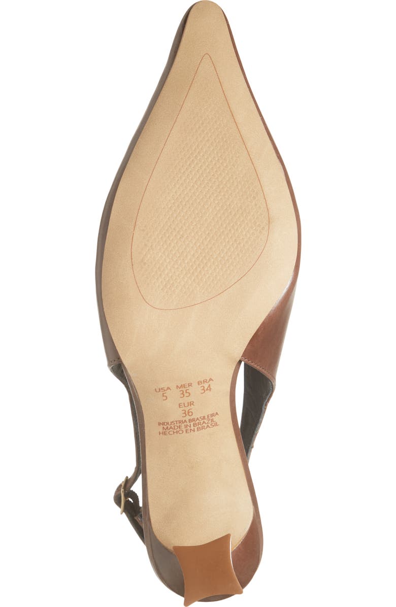 KOKO + PALENKI Penn Slingback Pump, Alternate, color, Brown Leather