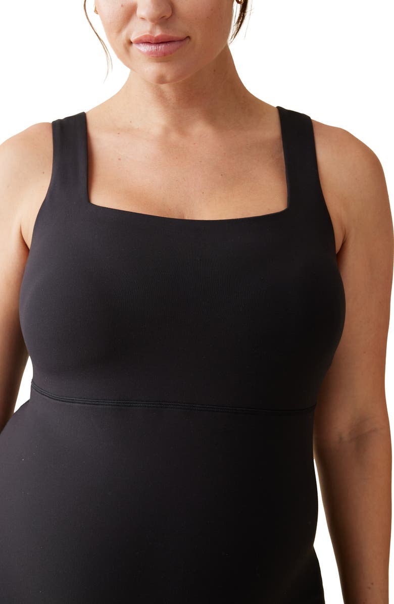 Ingrid & Isabel<sup>®</sup> Maternity Romper, Alternate, color, Black