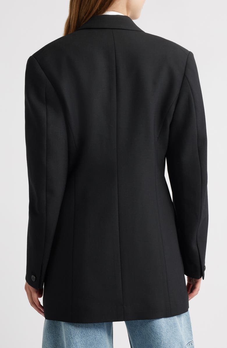 rag & bone Suzanne Classic Fit Longline Blazer, Alternate, color, 