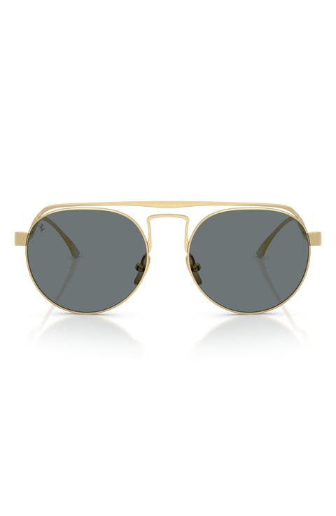 55mm Oval Sunglasses