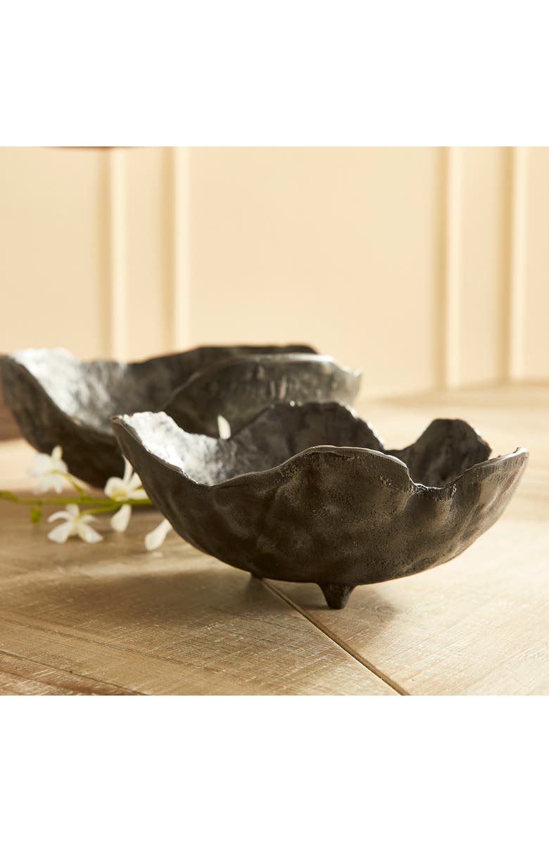 Napa Home & Garden Roland Organic Decorative Bowls Set of 2, Alternate, color, Gray