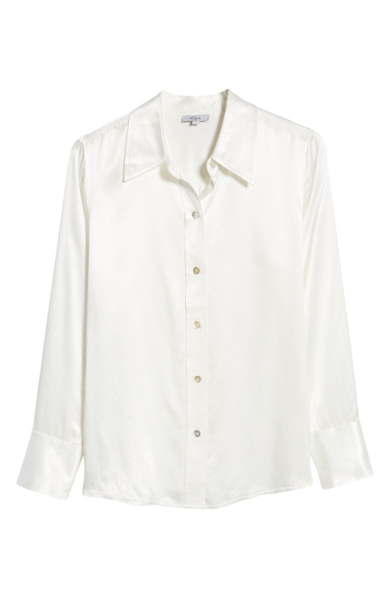Rails Andrea Satin Button-Up Shirt, Alternate, color, 