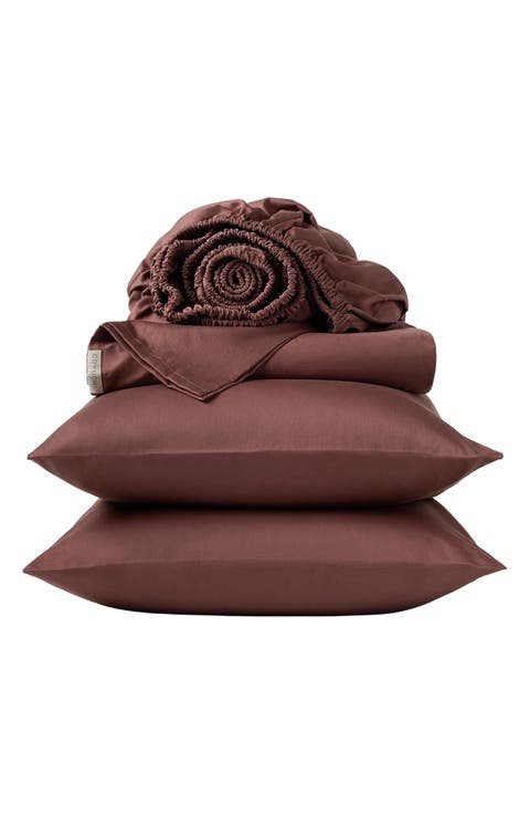 Cloud Soft 320 Thread Count Organic Cotton Sateen Sheet Set