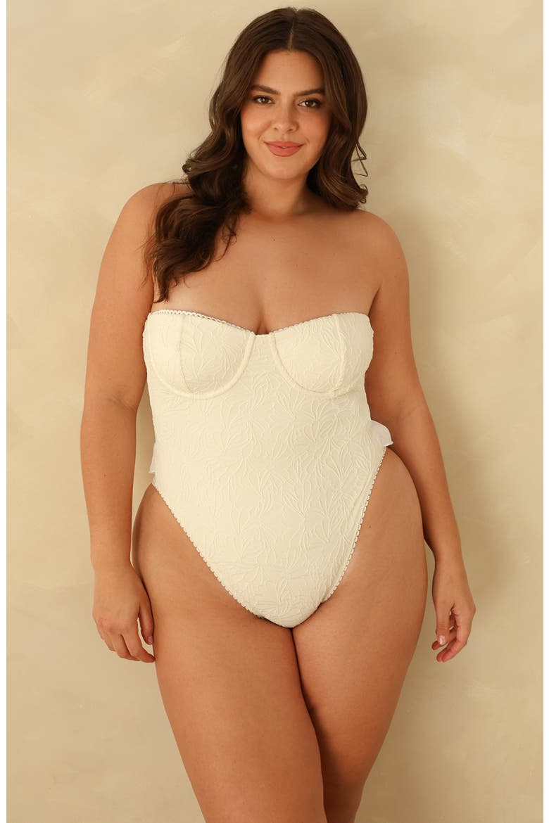 Something Blue Super Cheeky One Piece, Alternate, color, Jasmine