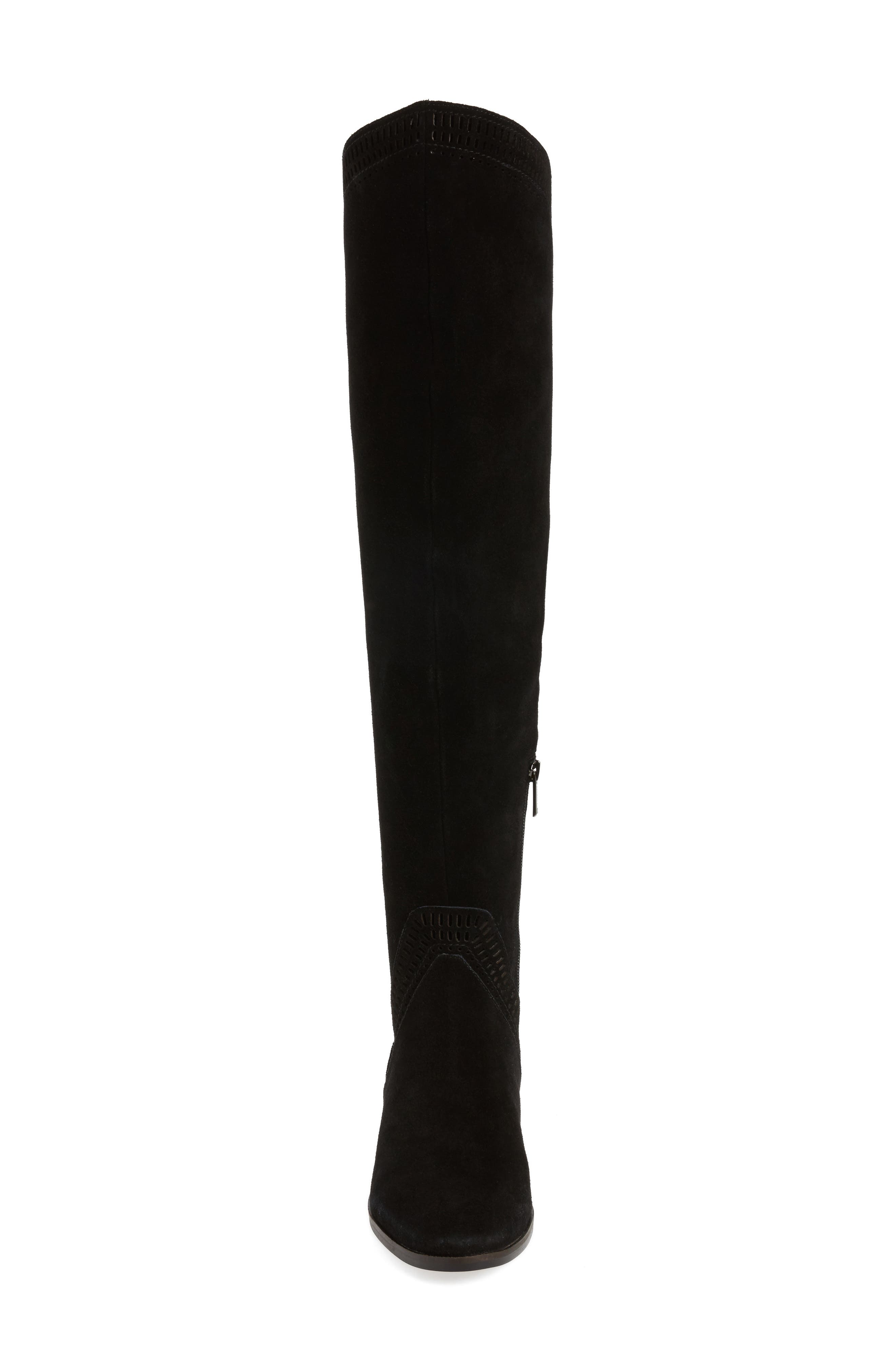 Karinda Over the Knee Boot, Alternate, color, BLACK SUEDE