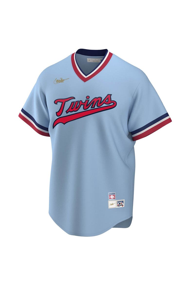 Men's Nike Rod Carew Light Blue Minnesota Twins Road Cooperstown Collection Player Jersey, Alternate, color, Light Blue