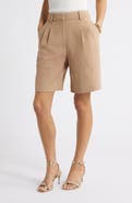 Open Edit The Curator Pleated Bermuda Shorts