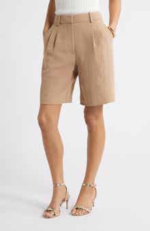Open Edit The Curator Pleated Bermuda Shorts